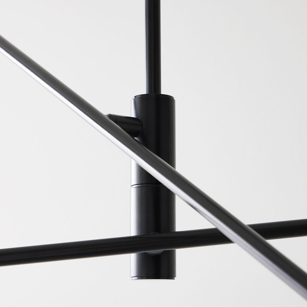 West elm perforated single led chandelier discount